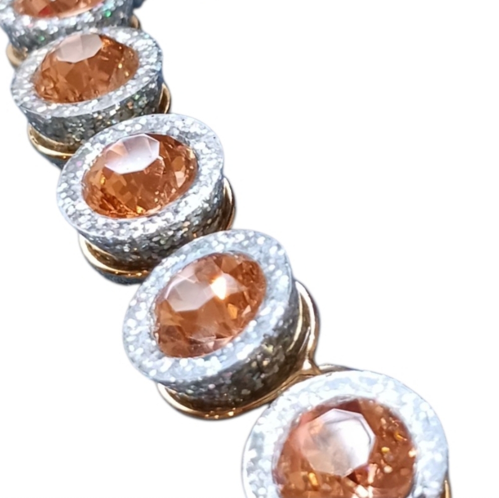 J. Crew Brulee Cupcake Glitter Crystal Necklace - Picture 4 of 9